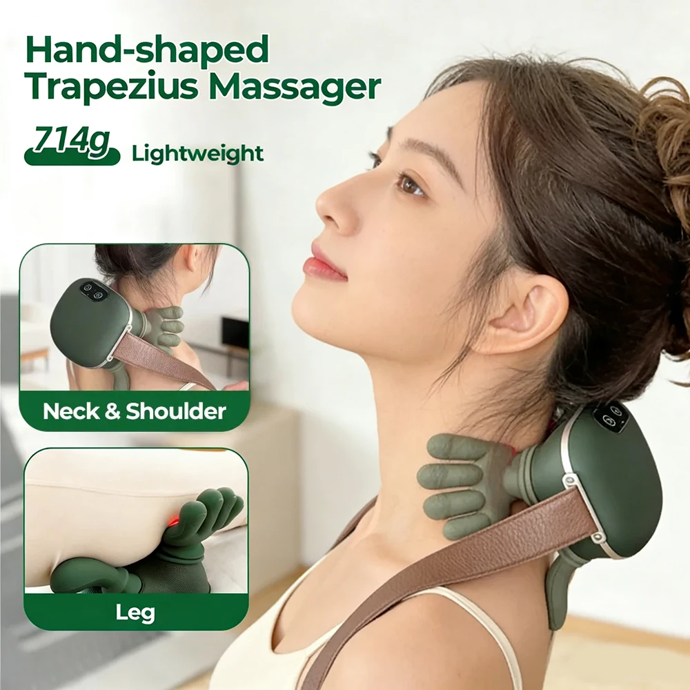 Bionic Finger Neck Shoulder Massager Wireless Neck Cervical Trapezius Kneading Massage Shawl Brushless Motor Neck masajeador
Bionic Finger Neck Shoulder Massager Wireless Neck Cervical Trapezius Kneading Massage Shawl Brushless Motor Neck masajeador