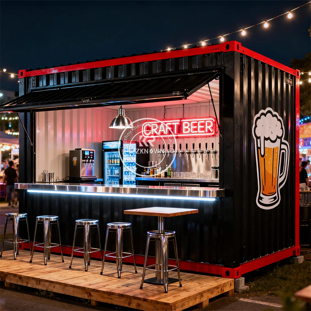 Customized Luxury Cafe Container Bar Prefab Shipping Container Restaurant Prefabricated Container Coffee Shop Cafe Bar 
Customized Luxury Cafe Container Bar Prefab Shipping Container Restaurant Prefabricated Container Coffee Shop Cafe Bar
