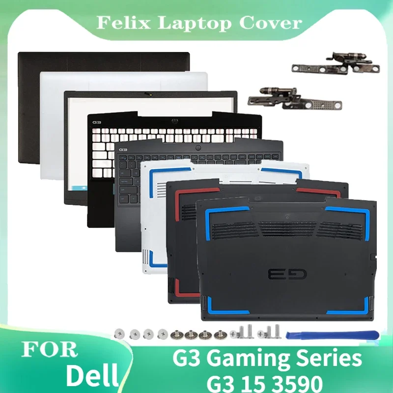 NEW LCD Back Cover Top Lid Front Bezel Hinges Palmrest Bottom Case For Dell G3 Gaming Laptop Case G3 15 3590 P89F 0747KP 07MD2F
NEW LCD Back Cover Top Lid Front Bezel Hinges Palmrest Bottom Case For Dell G3 Gaming Laptop Case G3 15 3590 P89F 0747KP 07MD2F