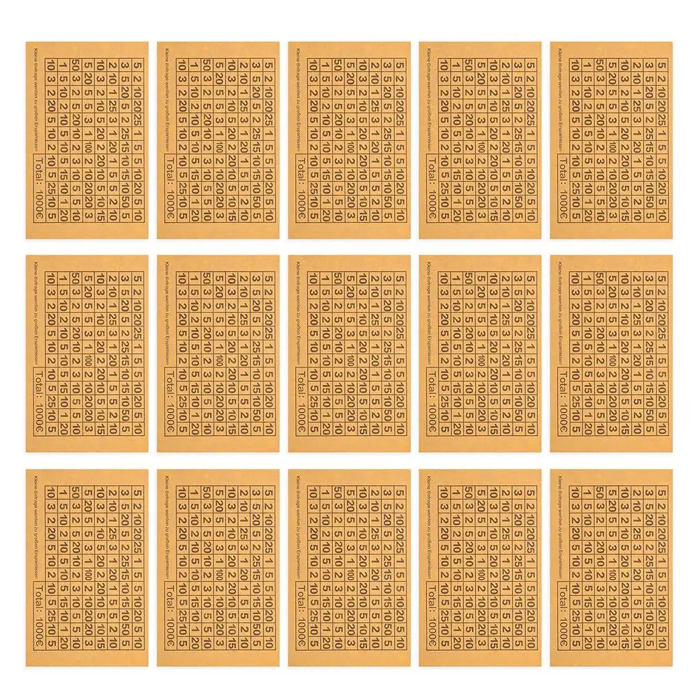 40 Sheets Piggy Bank Stickers Money Saving Coin Challenge Paper Numbers Savings Tracker DIY Euro Jar Labels
40 Sheets Piggy Bank Stickers Money Saving Coin Challenge Paper Numbers Savings Tracker DIY Euro Jar Labels