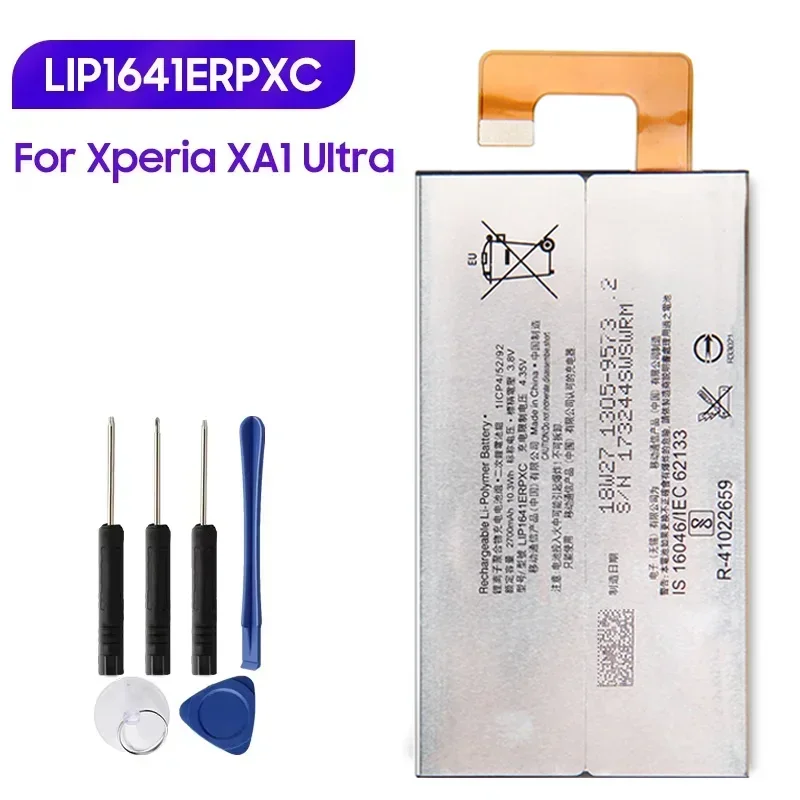 Production in 2024 Replacement Battery LIP1641ERPXC For Sony Xperia XA1 Ultra Rechargeable Phone Batteries 2700mAh High Capacity
Production in 2024 Replacement Battery LIP1641ERPXC For Sony Xperia XA1 Ultra Rechargeable Phone Batteries 2700mAh High Capacity
