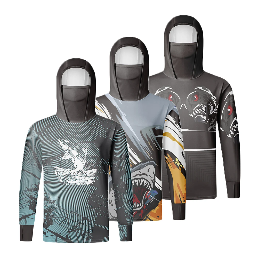 Fishing Shirts Long Sleeve Uv Protection Face Cover Fishing Clothes Sun UV Protection Long Sleeve Hoodie Men's
Fishing Shirts Long Sleeve Uv Protection Face Cover Fishing Clothes Sun UV Protection Long Sleeve Hoodie Men's
