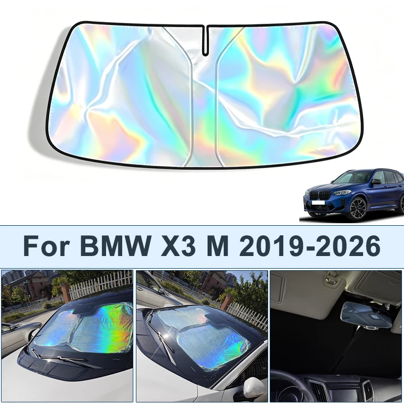 Foldable Front Windshield Sun Shade For BMW X3 M 2019-2026 UV Reflective Sun Protection Cover Car Interior Accessories
Foldable Front Windshield Sun Shade For BMW X3 M 2019-2026 UV Reflective Sun Protection Cover Car Interior Accessories