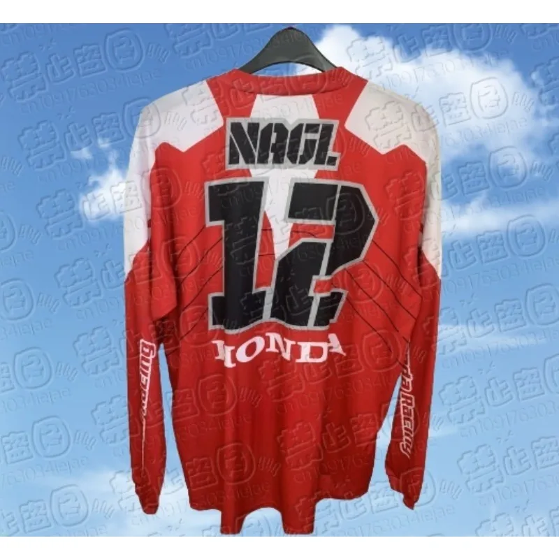 Honda High Performance Motocross Long Sleeve T-Shirt Quick Drying Breathable Off-Road Gear for Mountain Bikers And Riders
Honda High Performance Motocross Long Sleeve T-Shirt Quick Drying Breathable Off-Road Gear for Mountain Bikers And Riders