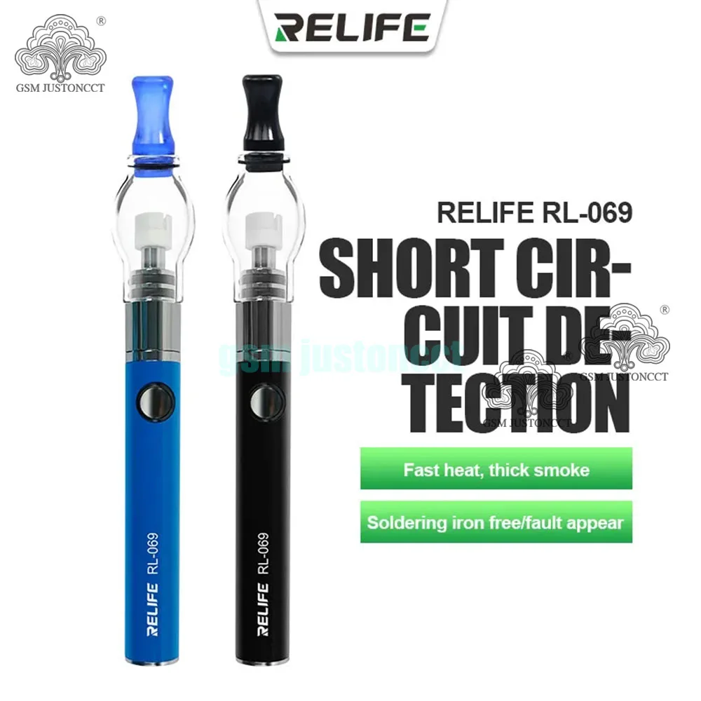 RELIFE RL-069 Rosin Atomizer for Mobile Phone Motherboard Repair Soldering Iron-free Short Circuit Detection Atomizer Tool
RELIFE RL-069 Rosin Atomizer for Mobile Phone Motherboard Repair Soldering Iron-free Short Circuit Detection Atomizer Tool