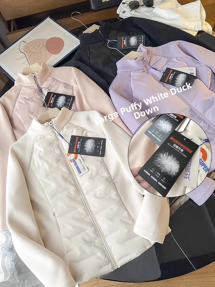 Heavyweight Du down Jaet Outdoor Warm Ultra ort Sle White Du Feather Small Waist 3D Tailoring Thiened Heat Storage
Heavyweight Du down Jaet Outdoor Warm Ultra ort Sle White Du Feather Small Waist 3D Tailoring Thiened Heat Storage