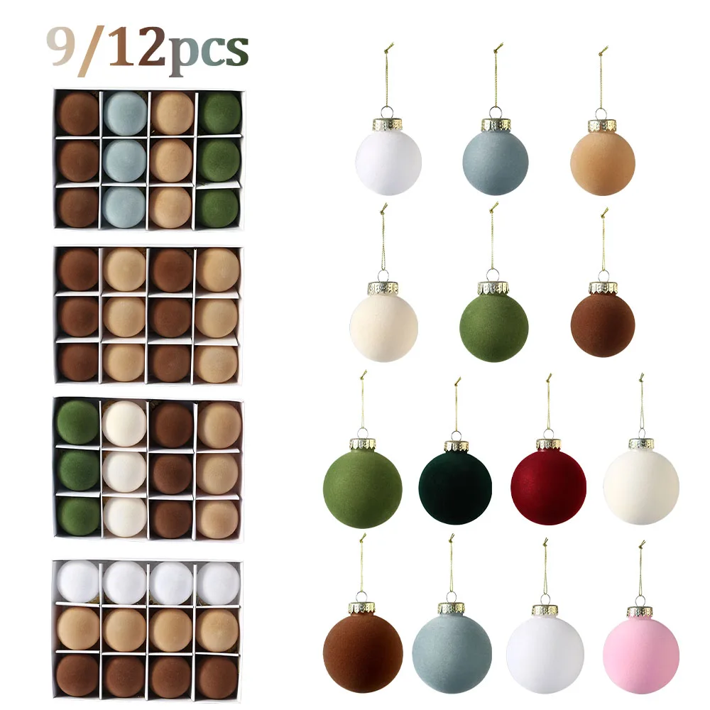 9/12Pcs 6/8CM Christmas Ball Christmas Tree Hanging Ornaments for Home Decor New Year Xmas Navidad Pendant Ball Accessory
9/12Pcs 6/8CM Christmas Ball Christmas Tree Hanging Ornaments for Home Decor New Year Xmas Navidad Pendant Ball Accessory