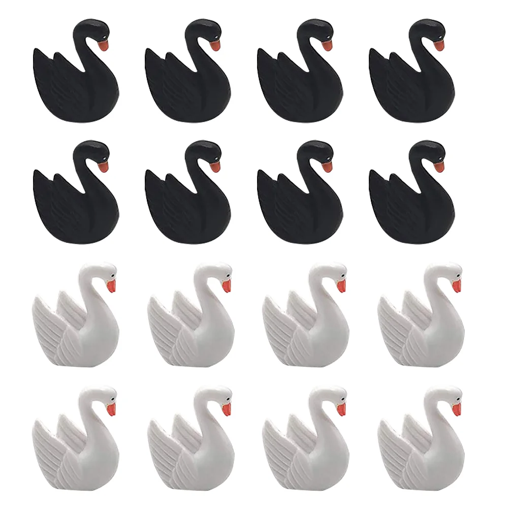16 Pcs Swan Ornaments Landscape Decor Garden Miniature Figurines Adornment Desktop Resin Craft
16 Pcs Swan Ornaments Landscape Decor Garden Miniature Figurines Adornment Desktop Resin Craft