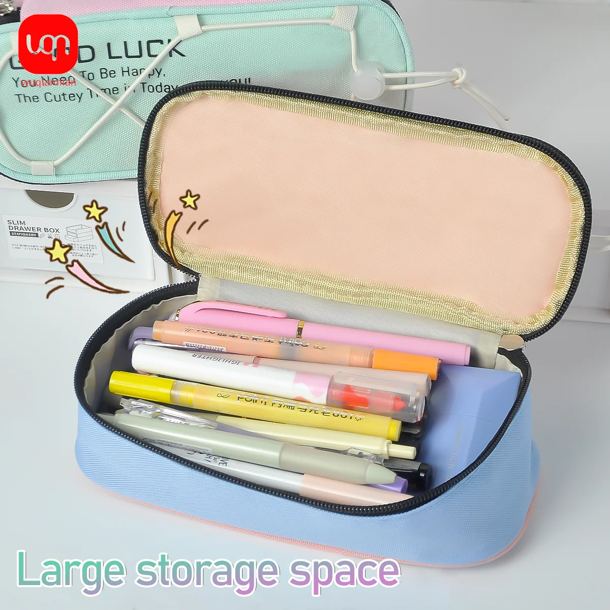 WQN 1pc Korean-Style Cream Canvas Bag With Large Opening Design, Featuring A Binding Drawstring Fastening Strap, Suitable For St
WQN 1pc Korean-Style Cream Canvas Bag With Large Opening Design, Featuring A Binding Drawstring Fastening Strap, Suitable For St