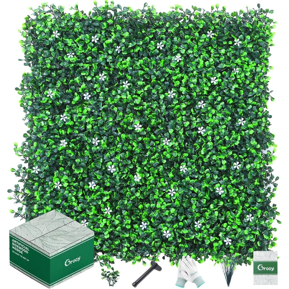 12PCS Grass Wall Panel with Flowers, 20x20inch Boxwood Panels, Grass Backdrop of Covering 33.33SQFT, UV Protected Wall Backdrop
12PCS Grass Wall Panel with Flowers, 20x20inch Boxwood Panels, Grass Backdrop of Covering 33.33SQFT, UV Protected Wall Backdrop