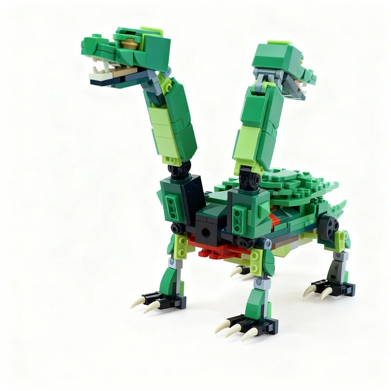 489pcs MOC Transformer Two Headed Dragon Hung Grr Alternate Creation Creator 3 1 Model Building Blocks Architecture Toys Brick
489pcs MOC Transformer Two Headed Dragon Hung Grr Alternate Creation Creator 3 1 Model Building Blocks Architecture Toys Brick