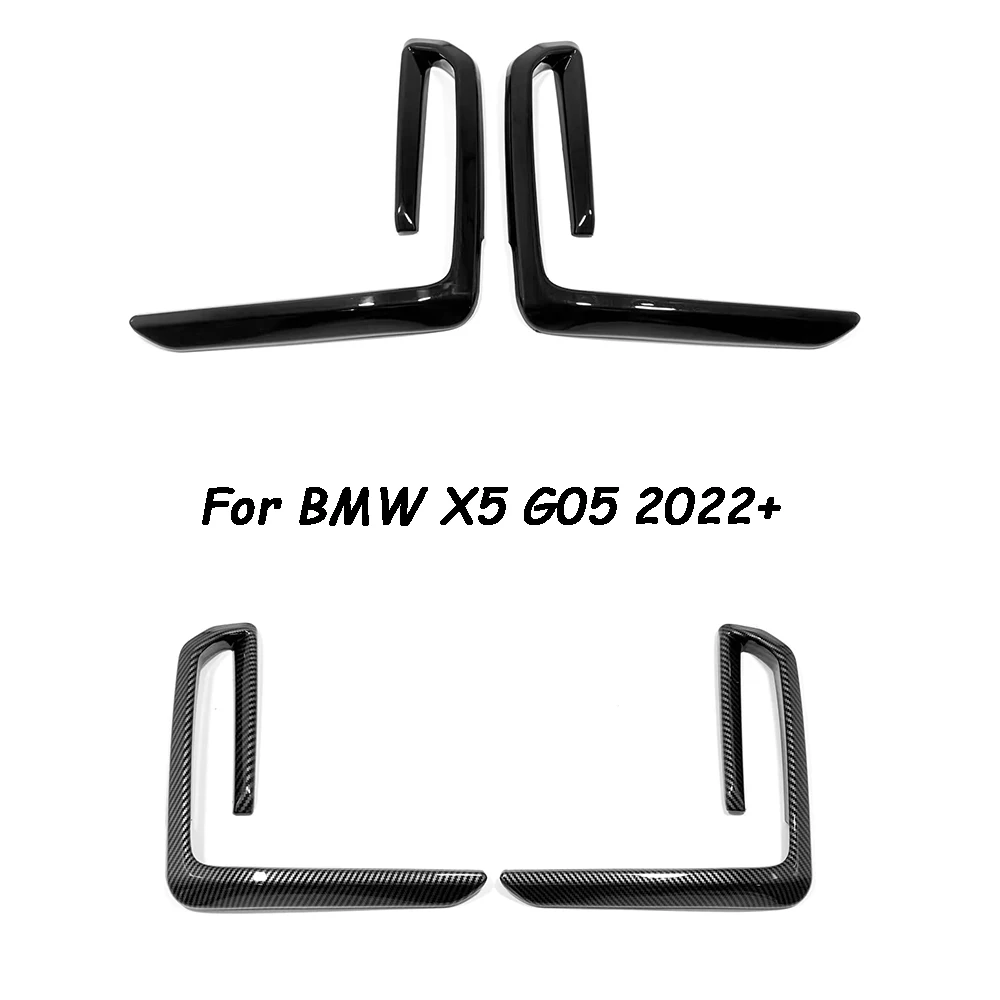 For BMW X5 G05 2022 Black/Carbon Fiber Car Front Bumper Fog Lights Lamps Strips Air Intake Cover Trim Look Exterior Accessories
For BMW X5 G05 2022 Black/Carbon Fiber Car Front Bumper Fog Lights Lamps Strips Air Intake Cover Trim Look Exterior Accessories
