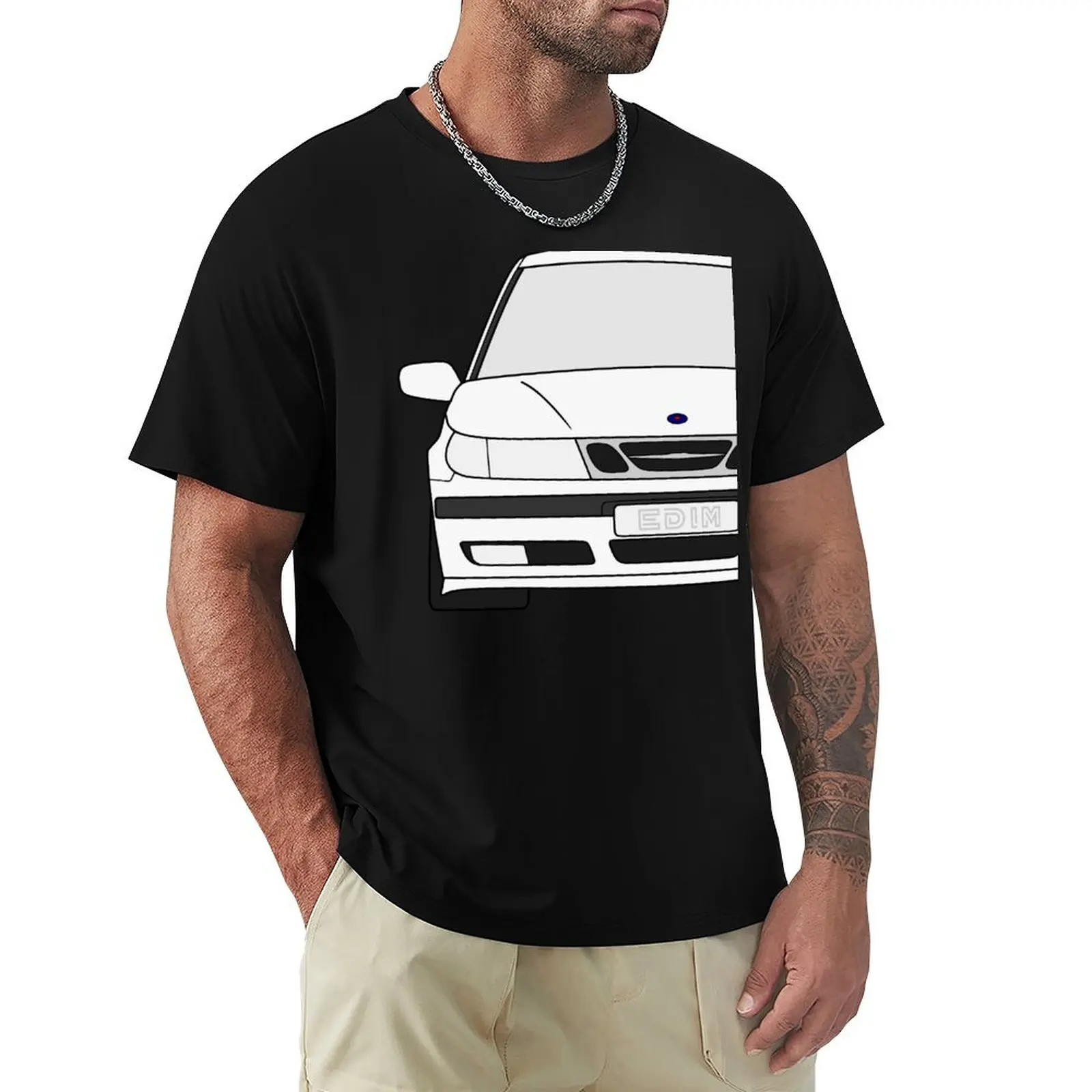 Saab 9-5 1997-2001 pre-facelift white color T-Shirt cotton man t-shirts sweat vintage graphic tee Funny t-shirt men clothing
Saab 9-5 1997-2001 pre-facelift white color T-Shirt cotton man t-shirts sweat vintage graphic tee Funny t-shirt men clothing