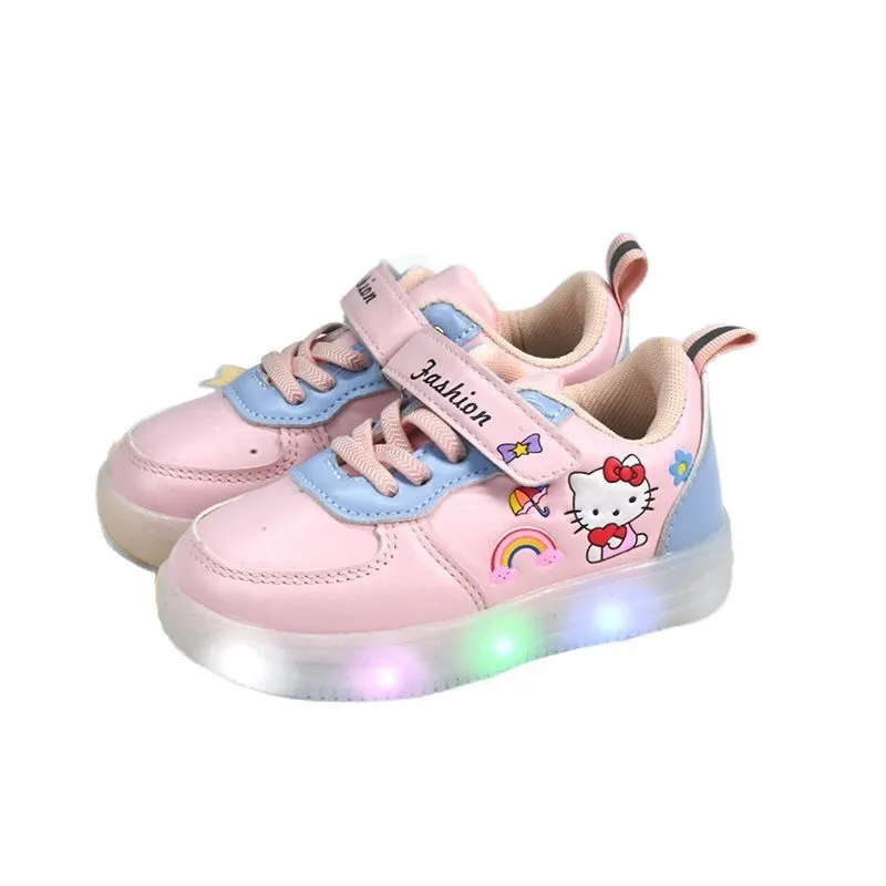Spring Autumn Kids Skate Shoes Big Electronic Light-Up Sneakers Girls Low Top Breathable Cute Hook & Loop Casual Footwear
Spring Autumn Kids Skate Shoes Big Electronic Light-Up Sneakers Girls Low Top Breathable Cute Hook & Loop Casual Footwear