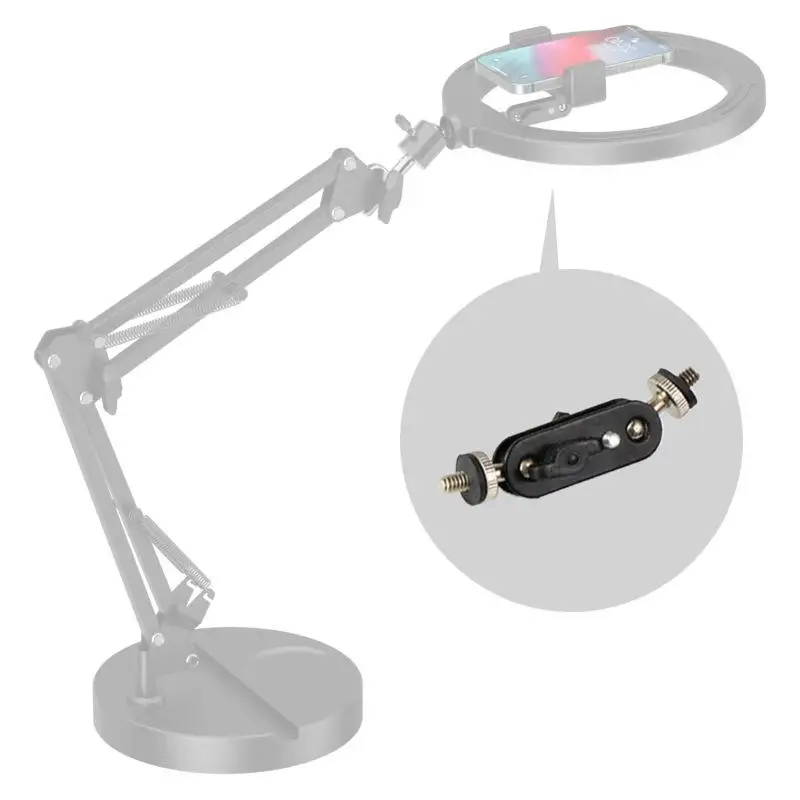 Кронштейн для прямой трансляции мобильного телефона Верхний кронштейн Стойка для мониторинга камеры Универсальный кронштейн 
Кронштейн для прямой трансляции мобильного телефона Верхний кронштейн Стойка для мониторинга камеры Универсальный кронштейн