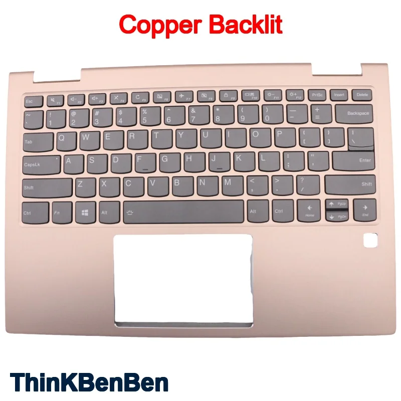 Медная верхняя часть корпуса (пальмрест) с подсветкой клавиатуры для Lenovo Ideapad Yoga 730 13 13IKB 13IWL 5CB0Q95914 5CB0Q95888
Медная верхняя часть корпуса (пальмрест) с подсветкой клавиатуры для Lenovo Ideapad Yoga 730 13 13IKB 13IWL 5CB0Q95914 5CB0Q95888