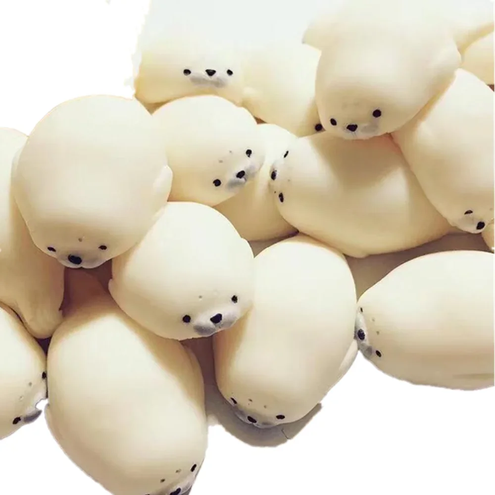 Kawaii Mini Soft White Seal Stress Relief Healing Toy Kids Gift Anti-Stress Ball Fingertip Squeeze Fun Toy Table Cute Ornaments
Kawaii Mini Soft White Seal Stress Relief Healing Toy Kids Gift Anti-Stress Ball Fingertip Squeeze Fun Toy Table Cute Ornaments