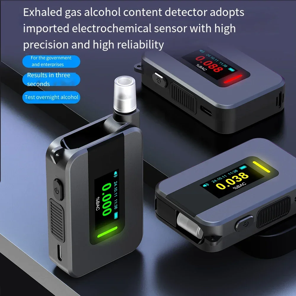 For On-the-go Testing 45x70x16.5mm Electrochemical Breathalyzer Easy To Use Alcohol Detection Tool Alcohol Analyzer
For On-the-go Testing 45x70x16.5mm Electrochemical Breathalyzer Easy To Use Alcohol Detection Tool Alcohol Analyzer