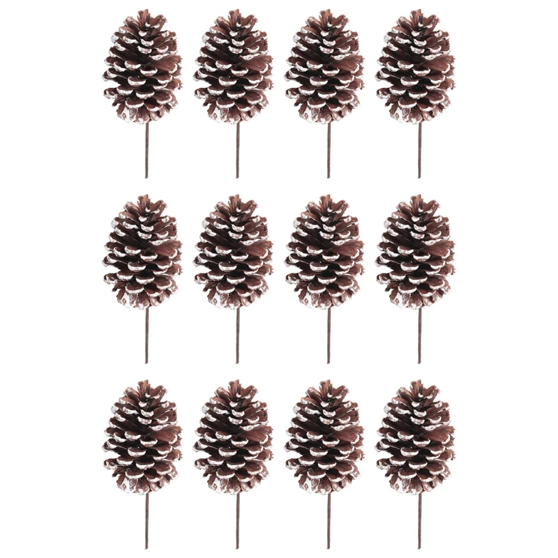 12Pcs Christmas Pinecone Sprays Medium Pinecones Picks With Wired Stems 8.3 Inch Tall For Xmas B
12Pcs Christmas Pinecone Sprays Medium Pinecones Picks With Wired Stems 8.3 Inch Tall For Xmas B