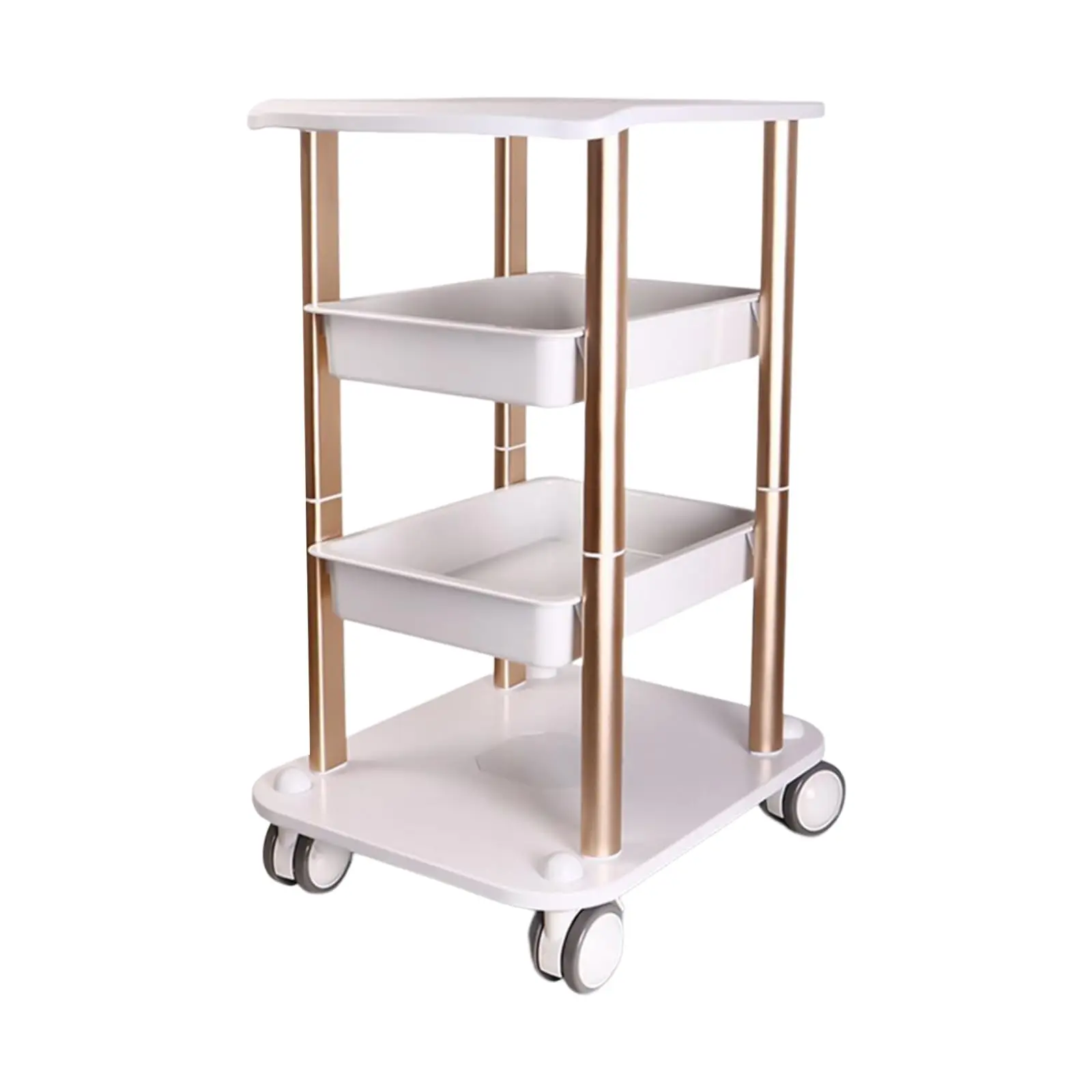 4 Tier Rolling Cart Cart with Wheels Metal Rolling Trolley Utility Cart Beauty Instrument Cart Storage Organizer for Spa Nail Sa
4 Tier Rolling Cart Cart with Wheels Metal Rolling Trolley Utility Cart Beauty Instrument Cart Storage Organizer for Spa Nail Sa