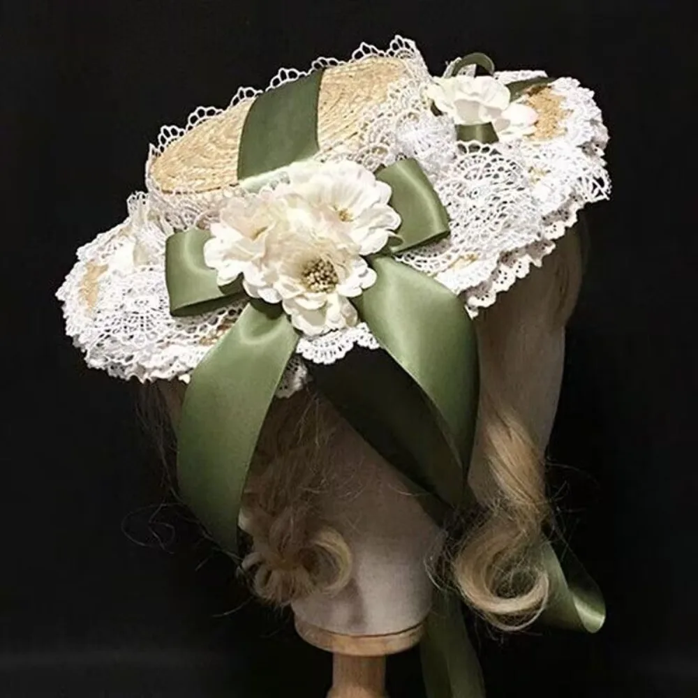Mori Girl Lolita Straw Hat French Pastoral Flower Shade Soft Girl Lolita Multicolor Hanyang Eclectic Flat Top Hat
Mori Girl Lolita Straw Hat French Pastoral Flower Shade Soft Girl Lolita Multicolor Hanyang Eclectic Flat Top Hat
