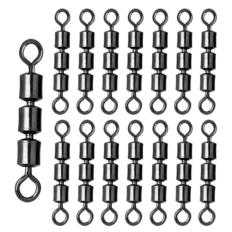 Fishing Barrel Swivels 3 Roller Fishing Lure Connector Multi-Purpose Fishing Gear For A Variety Of Hooks And Lures
Fishing Barrel Swivels 3 Roller Fishing Lure Connector Multi-Purpose Fishing Gear For A Variety Of Hooks And Lures