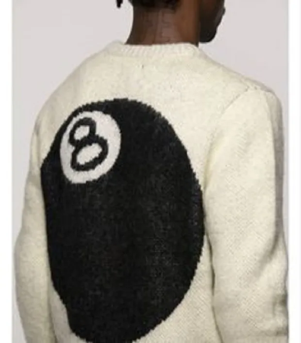 Harajuku Retro Black 8 Sweater Heavyweight Brushed Billiard Winter Large Coats Knit Jumpers Hip Hop High Street Loose Sweaters
Harajuku Retro Black 8 Sweater Heavyweight Brushed Billiard Winter Large Coats Knit Jumpers Hip Hop High Street Loose Sweaters