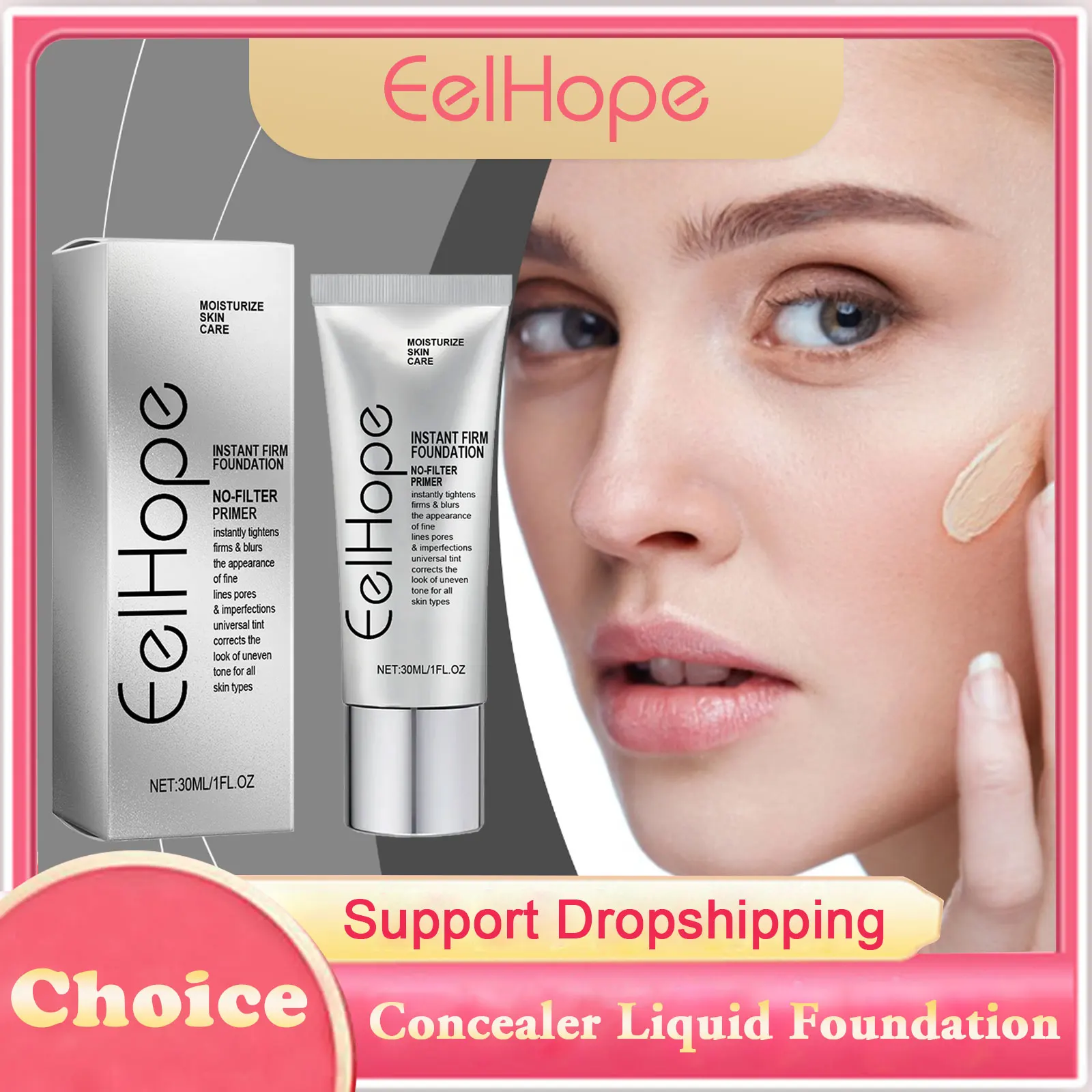 Whitening Liquid Foundation Brightening Flawless Smooth Long Lasting Hydrating Lightweight Glow Waterproof Oil Control Concealer
Whitening Liquid Foundation Brightening Flawless Smooth Long Lasting Hydrating Lightweight Glow Waterproof Oil Control Concealer