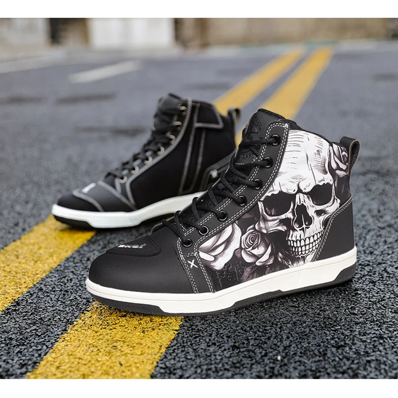 HOT Moto Shoes Men Riding Boots Casual Flat Shoes Anti-collision Toe Heel Protection Outdoor Cycling Motobike Sports Sneakers
HOT Moto Shoes Men Riding Boots Casual Flat Shoes Anti-collision Toe Heel Protection Outdoor Cycling Motobike Sports Sneakers