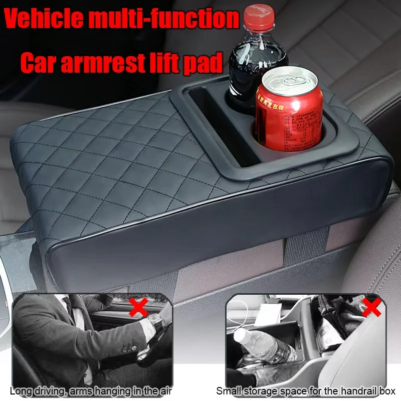 SEAMETAL Car Armrest Box Cushion - PU Leather Thicken Universal Arm Rest Pad, Center Console Cover with Elbow Support
SEAMETAL Car Armrest Box Cushion - PU Leather Thicken Universal Arm Rest Pad, Center Console Cover with Elbow Support