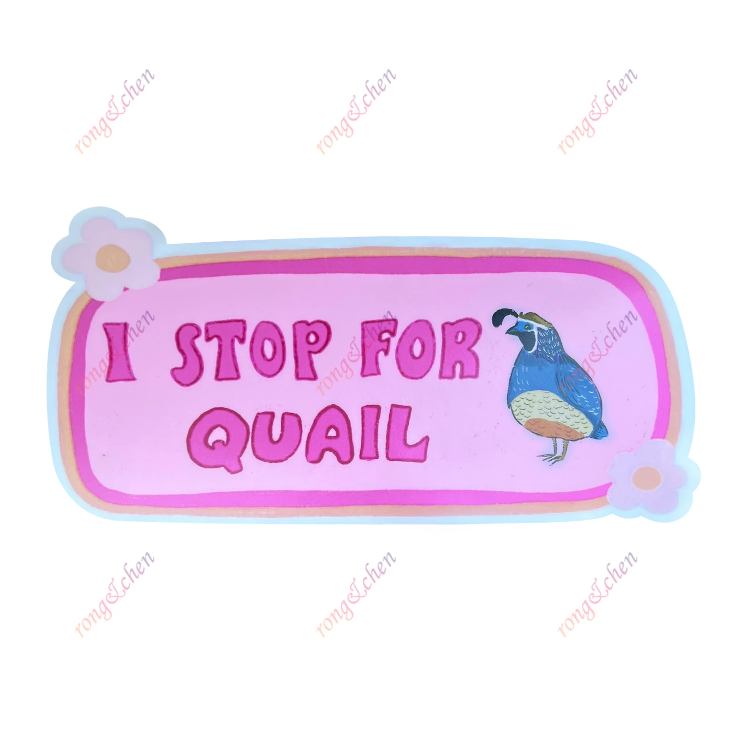 Funny Car Sticker I Stop for Quail for Car Motorcycle Racing Helmet Laptop Trunk Body Car Window Surfboard Waterproof PVC Decals
Funny Car Sticker I Stop for Quail for Car Motorcycle Racing Helmet Laptop Trunk Body Car Window Surfboard Waterproof PVC Decals