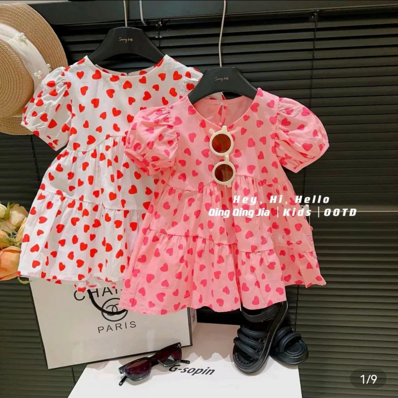 Girls Summer New Children's Trendy Small-Fresh Thin Princess Dress Children Dress
Girls Summer New Children's Trendy Small-Fresh Thin Princess Dress Children Dress