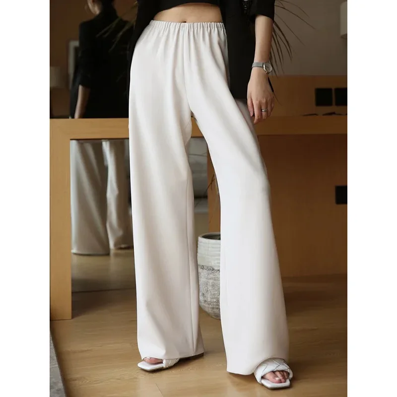 2023 Spring and Summer New Classic Basic Style Acetate Fabric Drape Air Pants Casual All-match Trousers
2023 Spring and Summer New Classic Basic Style Acetate Fabric Drape Air Pants Casual All-match Trousers
