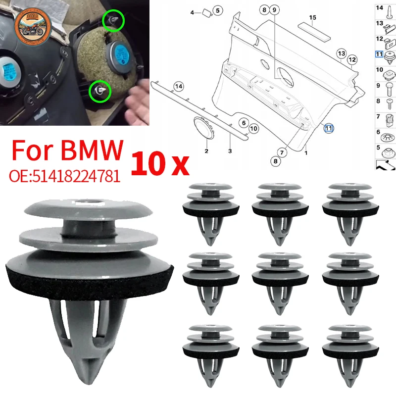 10x зажим для обшивки карты автомобиля для BMW E36 E39 E88 F45 E46 E90 E91 F32 F33 F82 E60 E61 X1 E84 X3 E83 i3 51418224781 зажимы-застежки
10x зажим для обшивки карты автомобиля для BMW E36 E39 E88 F45 E46 E90 E91 F32 F33 F82 E60 E61 X1 E84 X3 E83 i3 51418224781 зажимы-застежки