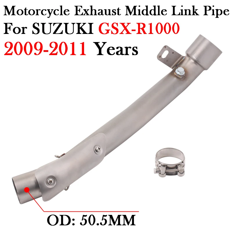 Slip On For SUZUKI GSX-R1000 GSXR1000 K9 L0 L1 2009 2010 2011 Modify Motorcycle Exhaust Middle Link Pipe Escape Mid Muffler Moto
Slip On For SUZUKI GSX-R1000 GSXR1000 K9 L0 L1 2009 2010 2011 Modify Motorcycle Exhaust Middle Link Pipe Escape Mid Muffler Moto