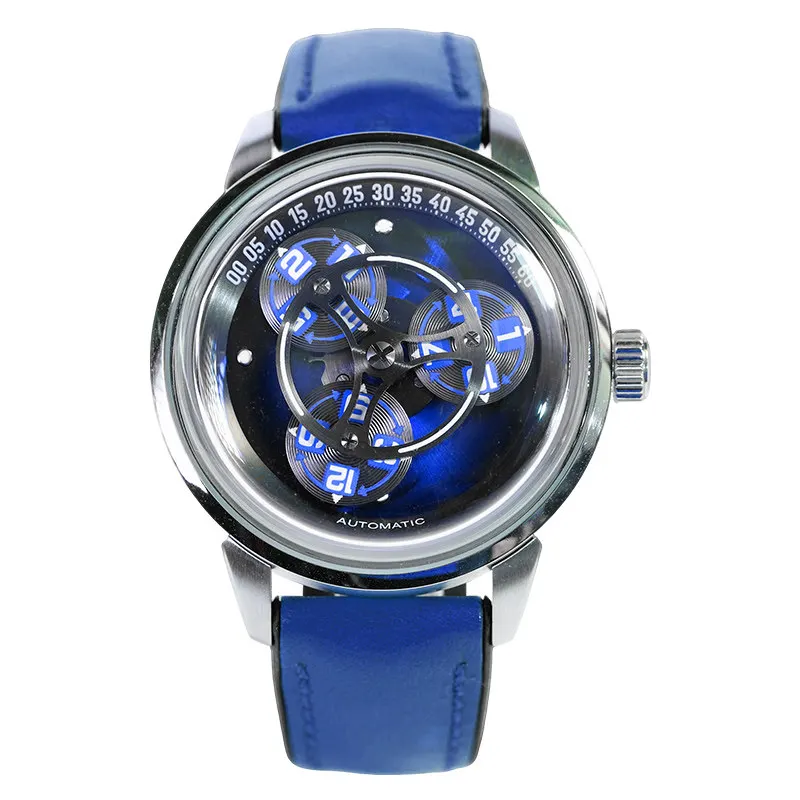 HANBORO Men Automatic Watch Fashion 42mm Mechanical Wristwatch 5Bar Waterproof Sapphire Mirror Rotatable Starwheel Dial
HANBORO Men Automatic Watch Fashion 42mm Mechanical Wristwatch 5Bar Waterproof Sapphire Mirror Rotatable Starwheel Dial