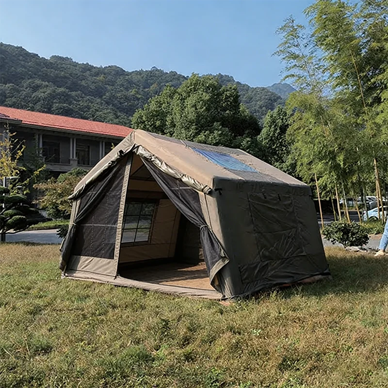 Professional Custom Logo Inflatable One Bedroom Four-Season Double Layer Straight-Bracing Camping Tent Fiberglass Poles Oxford
Professional Custom Logo Inflatable One Bedroom Four-Season Double Layer Straight-Bracing Camping Tent Fiberglass Poles Oxford