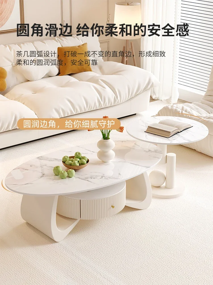 Cream Wind Minimalist Rock Slab Coffee Table Living Room Home Creative Tea Table Small Apartment
Cream Wind Minimalist Rock Slab Coffee Table Living Room Home Creative Tea Table Small Apartment