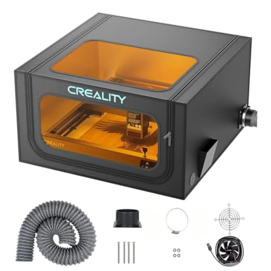 Creality Laser Engraver Enclosure 2.0 Universal Laser Engraver Protective Cover Tent Fits for Most Laser Engraver Machine Eye P
Creality Laser Engraver Enclosure 2.0 Universal Laser Engraver Protective Cover Tent Fits for Most Laser Engraver Machine Eye P
