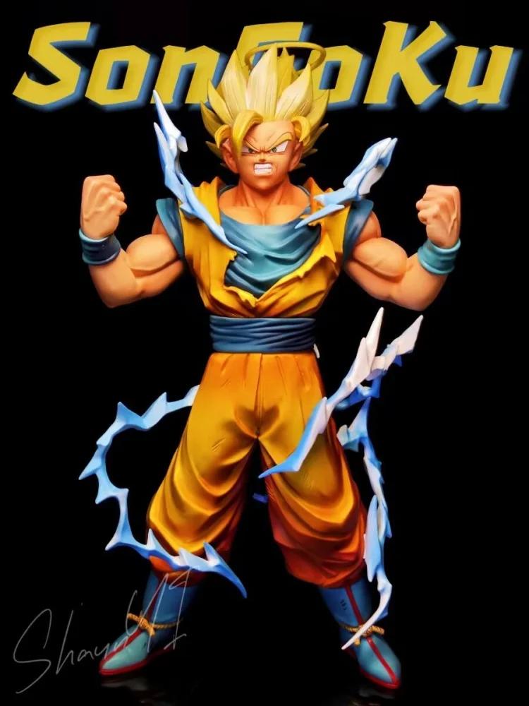 Dragonball Super Saiyan 2 Power Up Son Goku Figure Anime Collectible Model Statue Desktop Decoration For Adult Fans Gift
Dragonball Super Saiyan 2 Power Up Son Goku Figure Anime Collectible Model Statue Desktop Decoration For Adult Fans Gift