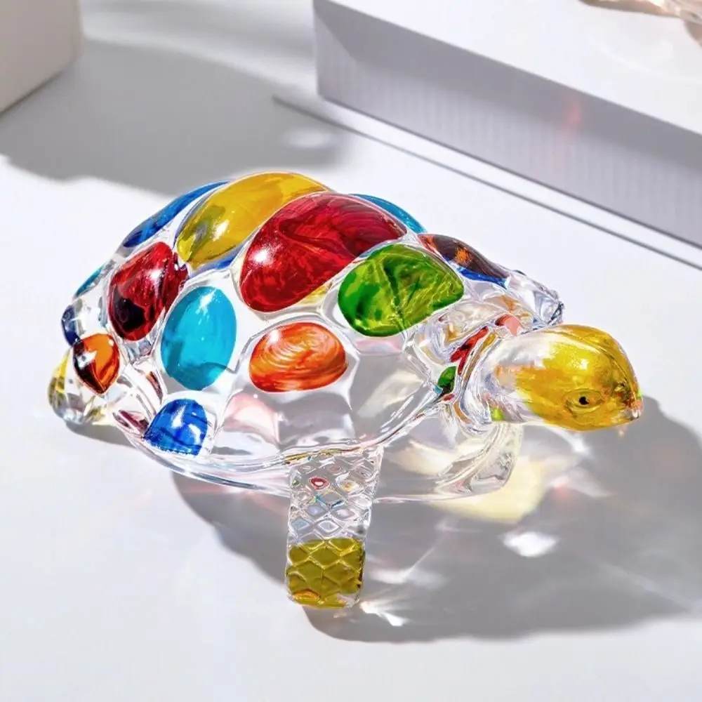 Crystal Glass Turtle Ornament Painted Lucky Gift Turtle Figurine Decoration Fengshui Miniatures Clear Tortoise Statue Craft
Crystal Glass Turtle Ornament Painted Lucky Gift Turtle Figurine Decoration Fengshui Miniatures Clear Tortoise Statue Craft