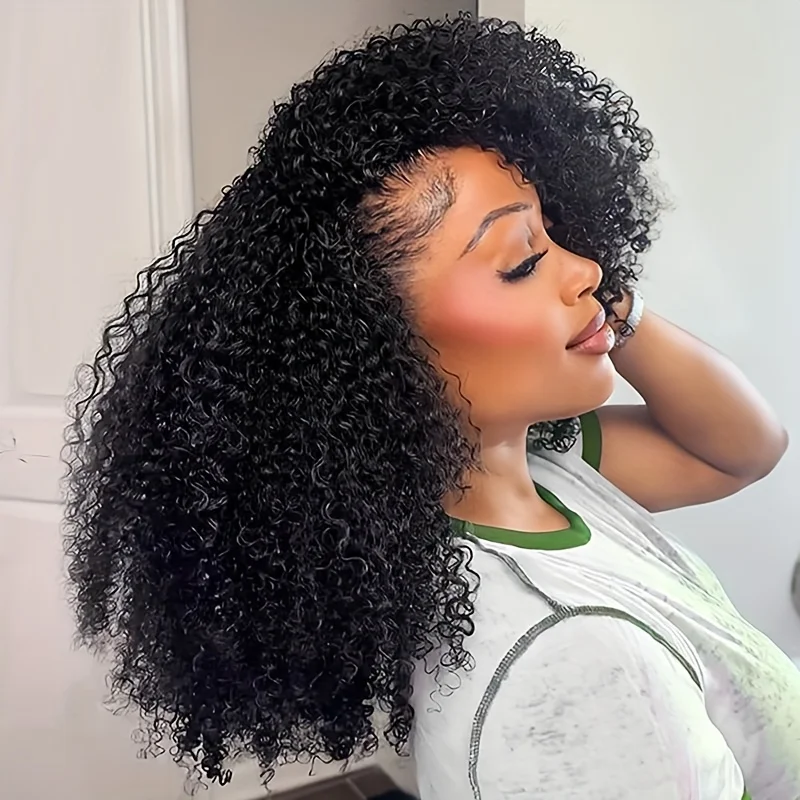 Glueless Afro Kinky Curly 13x4 Lace Front Wig 100% Brazilian Virgin Human Hair Kinky Curly Wig Wear and Go Wigs for Women
Glueless Afro Kinky Curly 13x4 Lace Front Wig 100% Brazilian Virgin Human Hair Kinky Curly Wig Wear and Go Wigs for Women