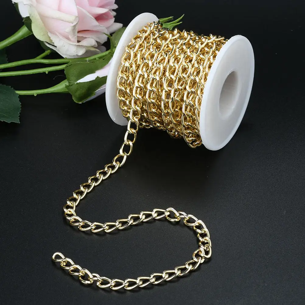 Aluminium Curb Chain DIY Necklace Link Jewelry Making Bulk Chain Durable Metal Cable for Crafts 120cm DIY Jewelry Accessories
Aluminium Curb Chain DIY Necklace Link Jewelry Making Bulk Chain Durable Metal Cable for Crafts 120cm DIY Jewelry Accessories