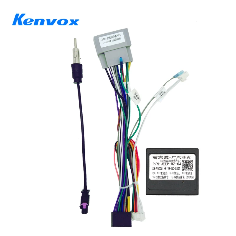 Автомобильный радиоприемник Kenvox, стерео жгут проводов, кабель-адаптер Android 16pin для Chrysler 300 300C для Jeep Cherokee Commander Compass
Автомобильный радиоприемник Kenvox, стерео жгут проводов, кабель-адаптер Android 16pin для Chrysler 300 300C для Jeep Cherokee Commander Compass