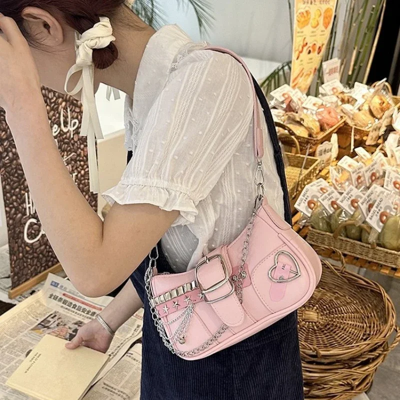 Ремень-цепочка со звездой Bolsos Mujer, модная сумка Ins, сумки на плечо под мышками, уличная одежда Sac Femme Y2k, эстетическая универсальная сумка Bolso
Ремень-цепочка со звездой Bolsos Mujer, модная сумка Ins, сумки на плечо под мышками, уличная одежда Sac Femme Y2k, эстетическая универсальная сумка Bolso