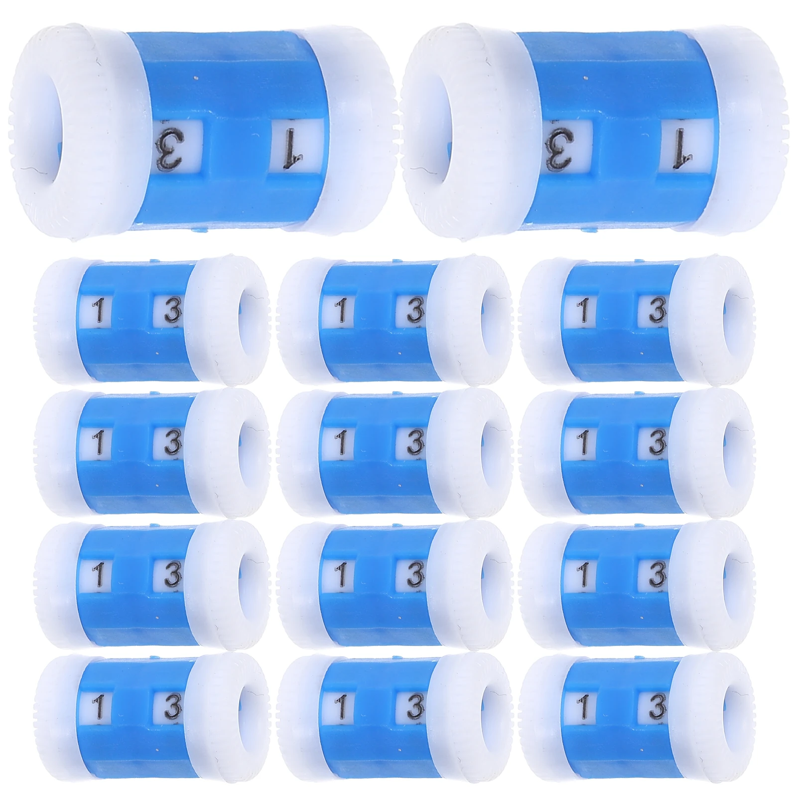 20pcs Stitch Counter Row Counters for Crochet Needle Markers Blue Flexible DIY Beginner Smooth Marker Tools Weaving Accessories
20pcs Stitch Counter Row Counters for Crochet Needle Markers Blue Flexible DIY Beginner Smooth Marker Tools Weaving Accessories