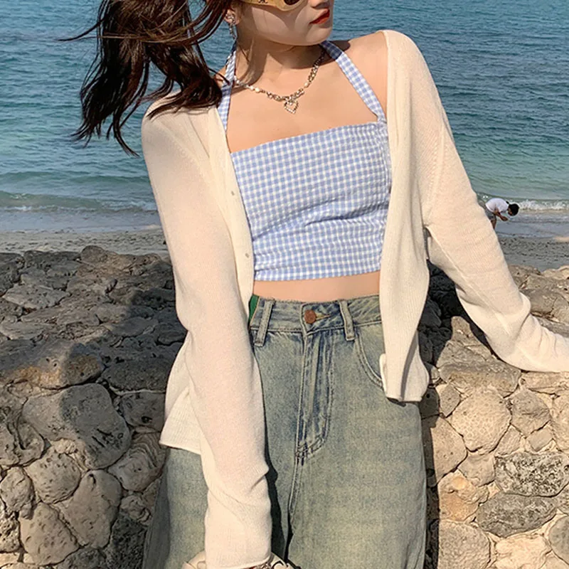 Sweaters V-Neck Knitted Sweater Women Cardigans Fashion White Long Sleeve Knit Sweater Cardigan Women Tops Sueter Feminino Q3447
Sweaters V-Neck Knitted Sweater Women Cardigans Fashion White Long Sleeve Knit Sweater Cardigan Women Tops Sueter Feminino Q3447