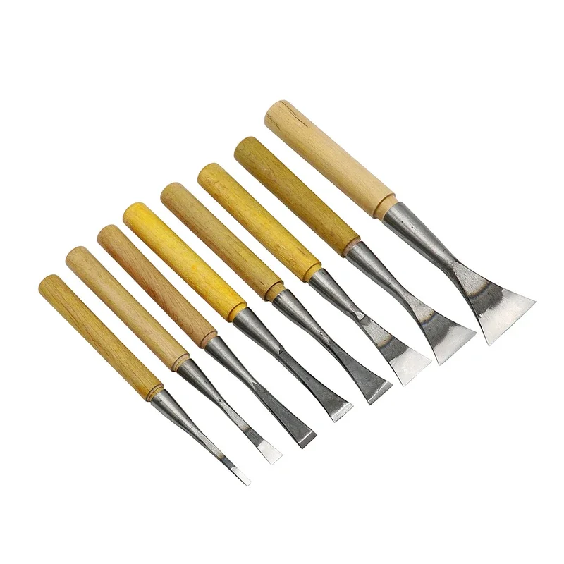 1 шт., долото для резьбы по дереву, плоское лезвие, ручка из твердой древесины, ручной кованый гравировальный нож, деревообработка, хобби, художественные инструменты для рукоделия
1 шт., долото для резьбы по дереву, плоское лезвие, ручка из твердой древесины, ручной кованый гравировальный нож, деревообработка, хобби, художественные инструменты для рукоделия