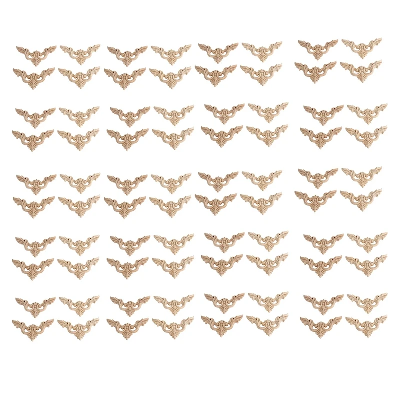 80Pcs 8X8cm Wood Carved Corner Onlay Furniture Home Decorations Unpainted Applique
80Pcs 8X8cm Wood Carved Corner Onlay Furniture Home Decorations Unpainted Applique