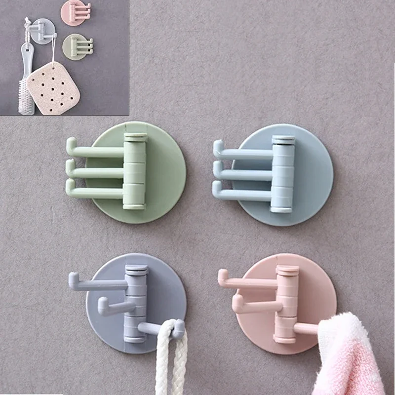 1PC Three Branch Rotatable Self Adhesive Key Hooks No punching Kitchen Wall Hanger Bathroom Kitchen Supplies Hooks
1PC Three Branch Rotatable Self Adhesive Key Hooks No punching Kitchen Wall Hanger Bathroom Kitchen Supplies Hooks